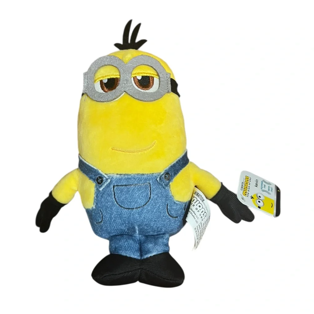 Minions The Rise of Gru Small Tactile Plush Lot Bob Stuart Kevin